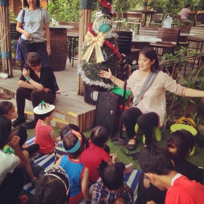 MoonShadow Stories captivates the little ones at Timbre@Gillman