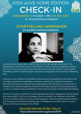 Storytelling Workshop for Parents by Kamini Ramachandran