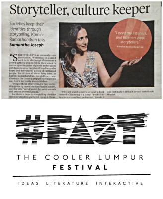 Featured storyteller at The Cooler Lumpur Festival 2014