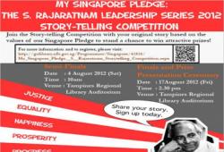 S.Rajaratnam Leadership Series - Storytelling Competition 2012